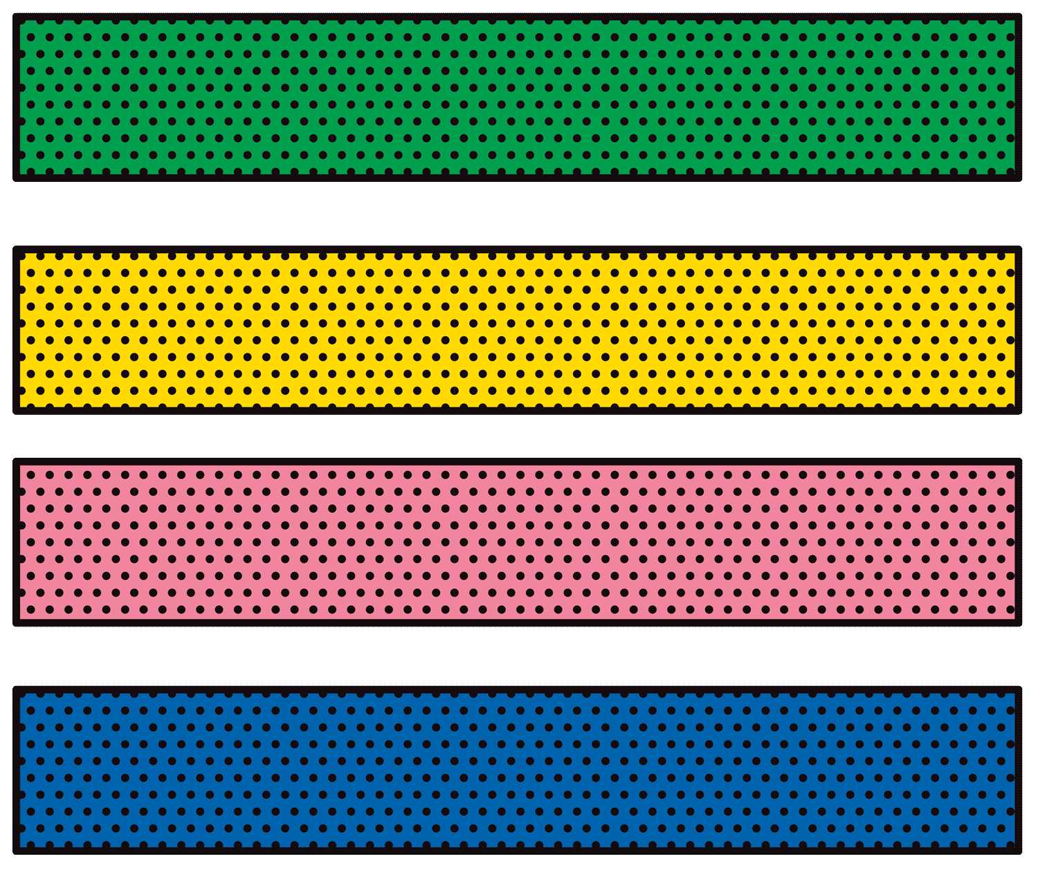 Rectangles de diversos colors, fent referència a la diversitat de reserves